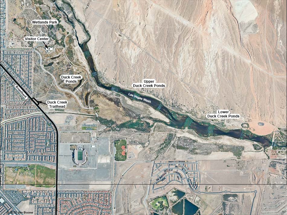 Duck Creek Wash Map