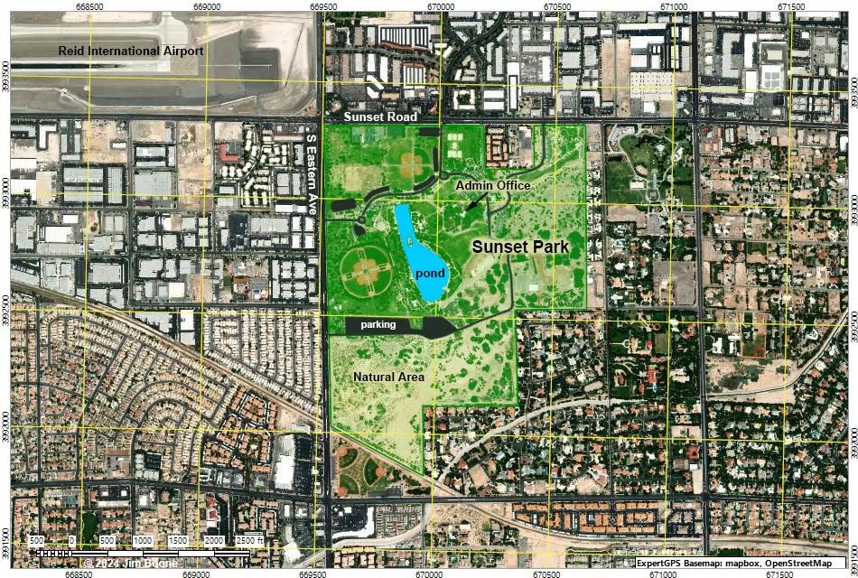 sunset park map