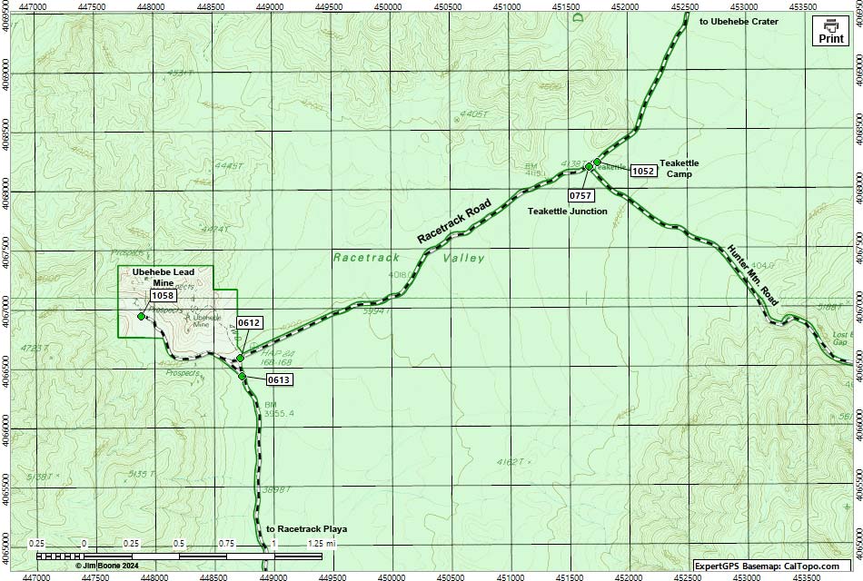 Racetrack Road Map