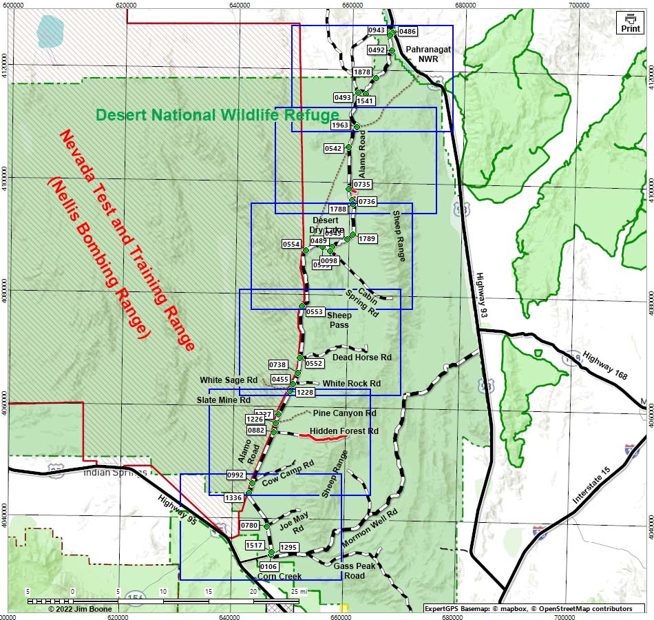 Alamo Road Map