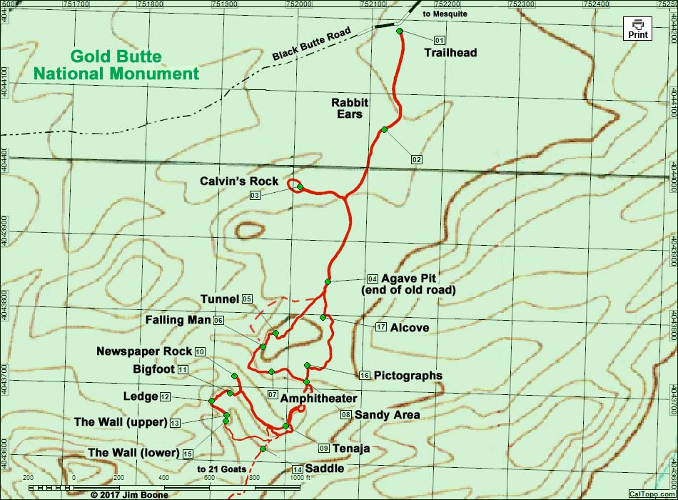 Devils Throat Map