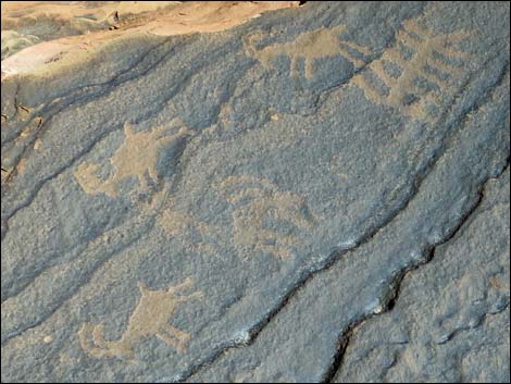 Rock Art Around Gold Butte