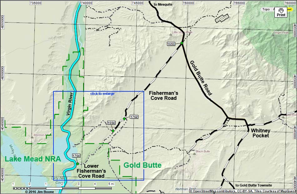 Fisherman Cove Road Overview Map