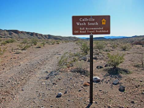 Callville Wash South Road