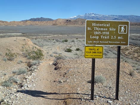 St. Thomas Townsite Trailhead