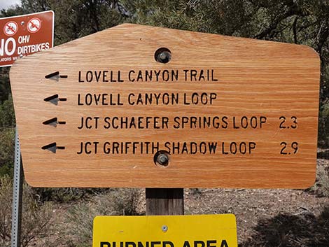 Lovell Canyon Trailhead