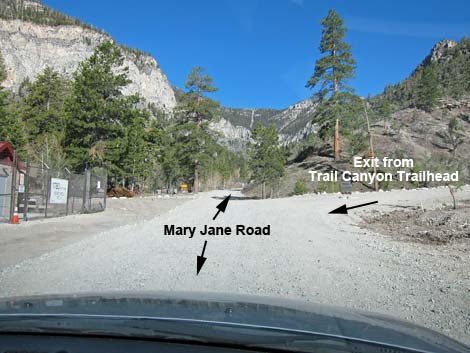 Mary Jane Falls Trailhead