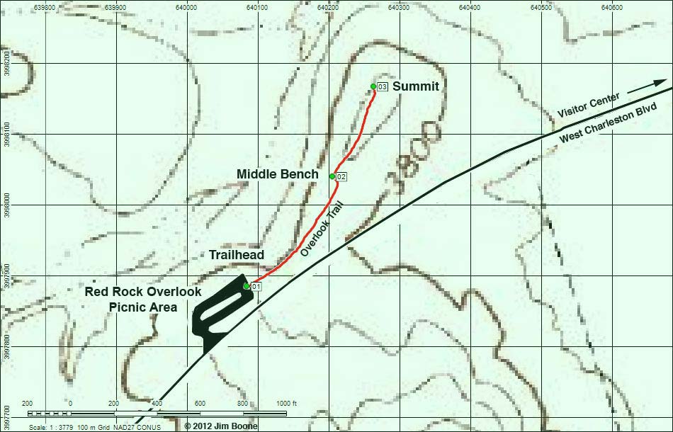 Overlook Trail Map