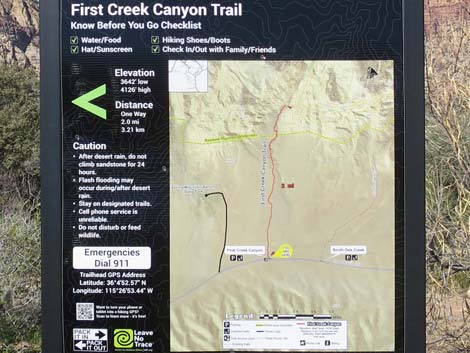 First Creek Trailhead