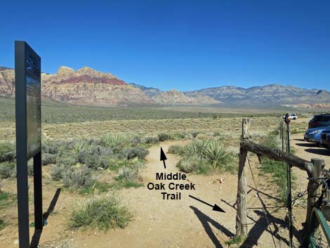 Middle Oak Creek Trailhead