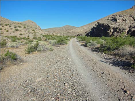 Arrow Canyon Access Road