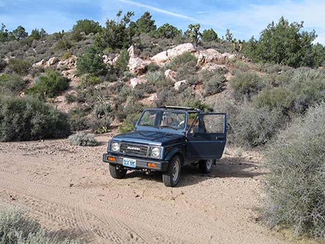 McCullough Mountain Washes Route