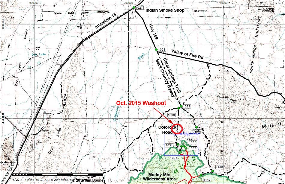 Colorock Road Map