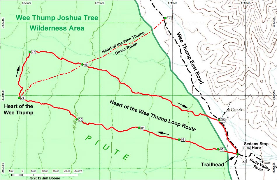 Wee Thump Joshua Tree Wilderness Area